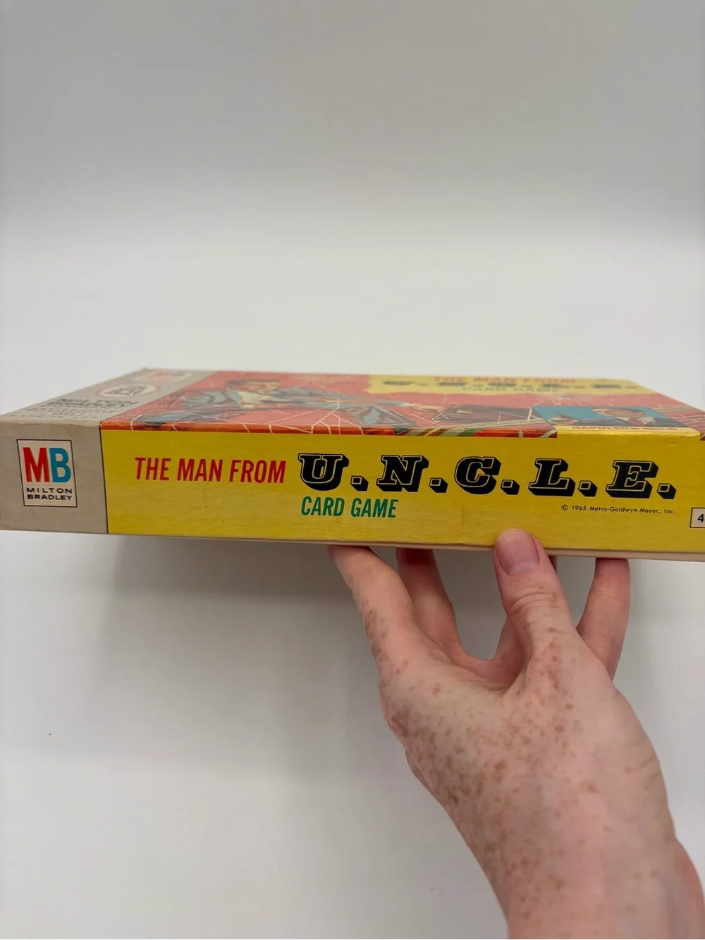 VINTAGE 1965 The Man From Uncle Card Game Complete in Original Box MB #4532 Rare